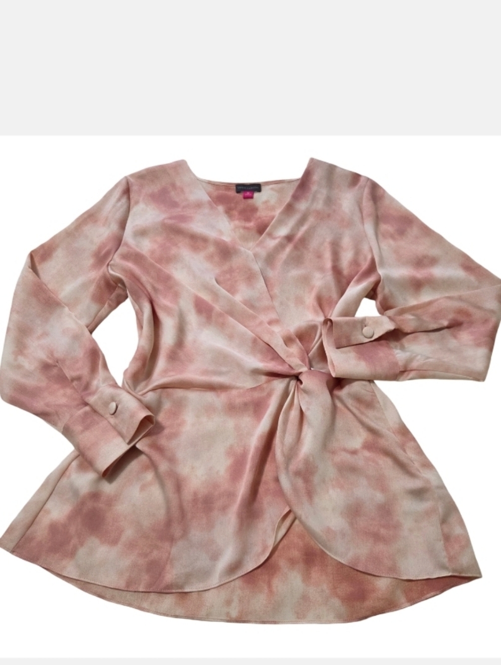 NWOT Vince Camuto Satin Blouse.